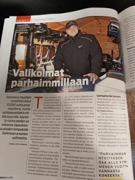 Suomen suurin käytettyjä 2-30hv perämoottoreita myyvä yritys